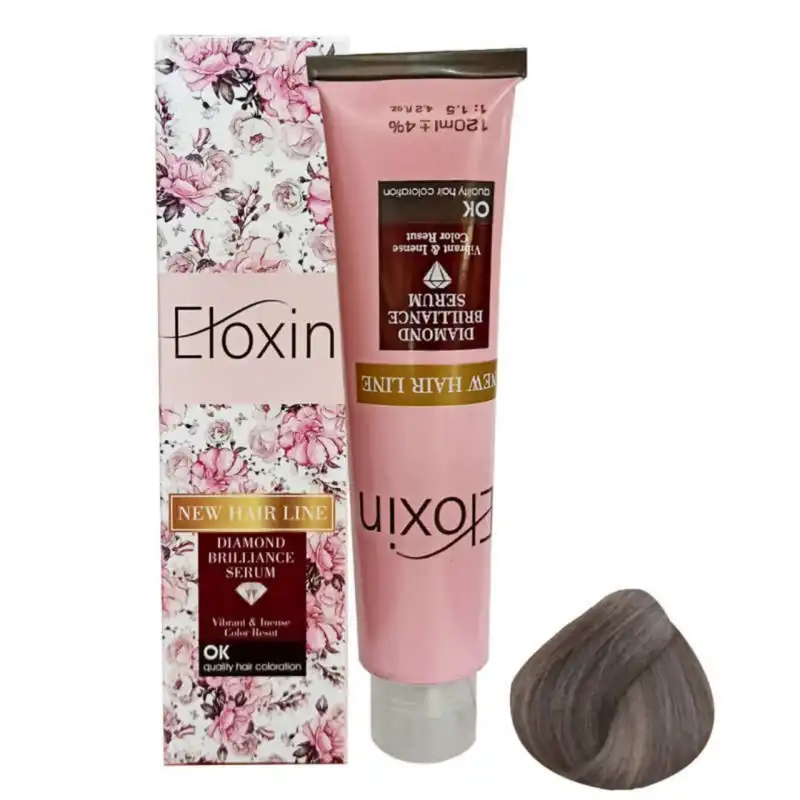 رنگ مو الوکسین سری فانتزی شماره 5.1 حجم 120 میلی لیتر رنگ قهوه ای دودی تیره