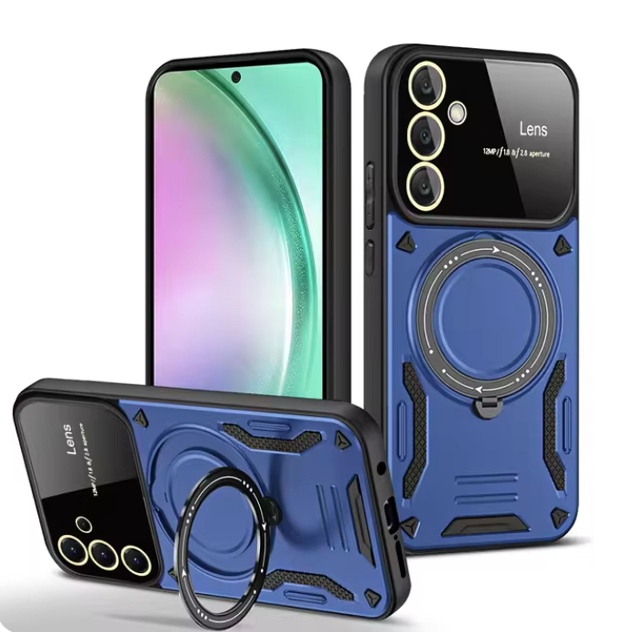 کاور اسپارتان مدل Hybrid Armor Strap مناسب برای گوشی موبایل سامسونگ Galaxy A35 5G / A35 به همراه بندآویز