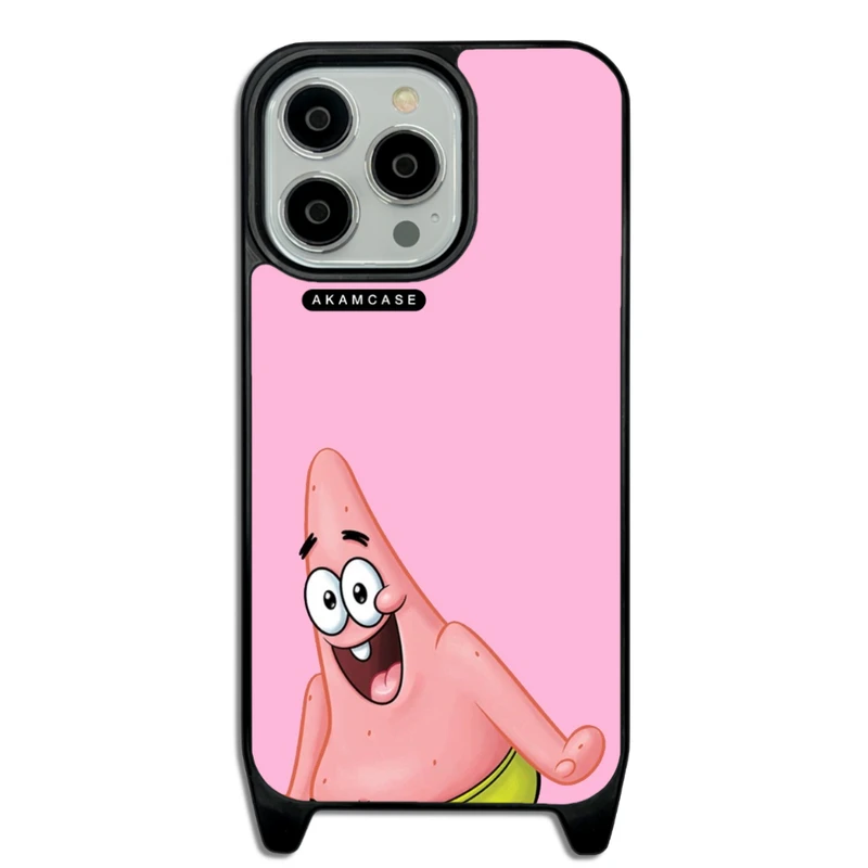 کاور آکام مدل AMC-WLA13PRO-SPONGE BOB18 مناسب برای گوشی موبایل اپل iPhone 13 Pro