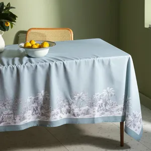 سفره هشت نفره مادام کوکو مدل Ravage Mint سایز 250*150 سانتی متر