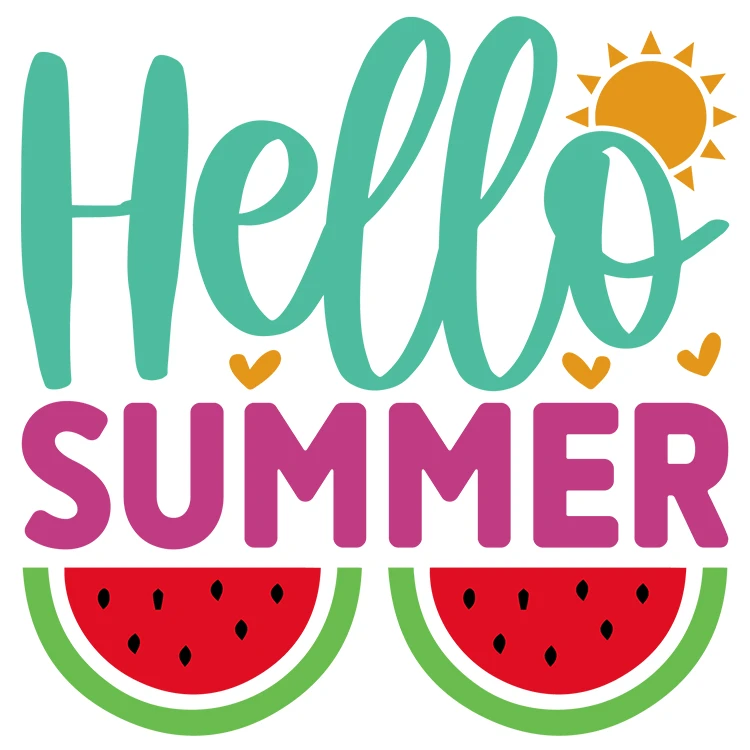 استیکر پارچه و لباس پاد آفرین مدل تابستان کد DKST420