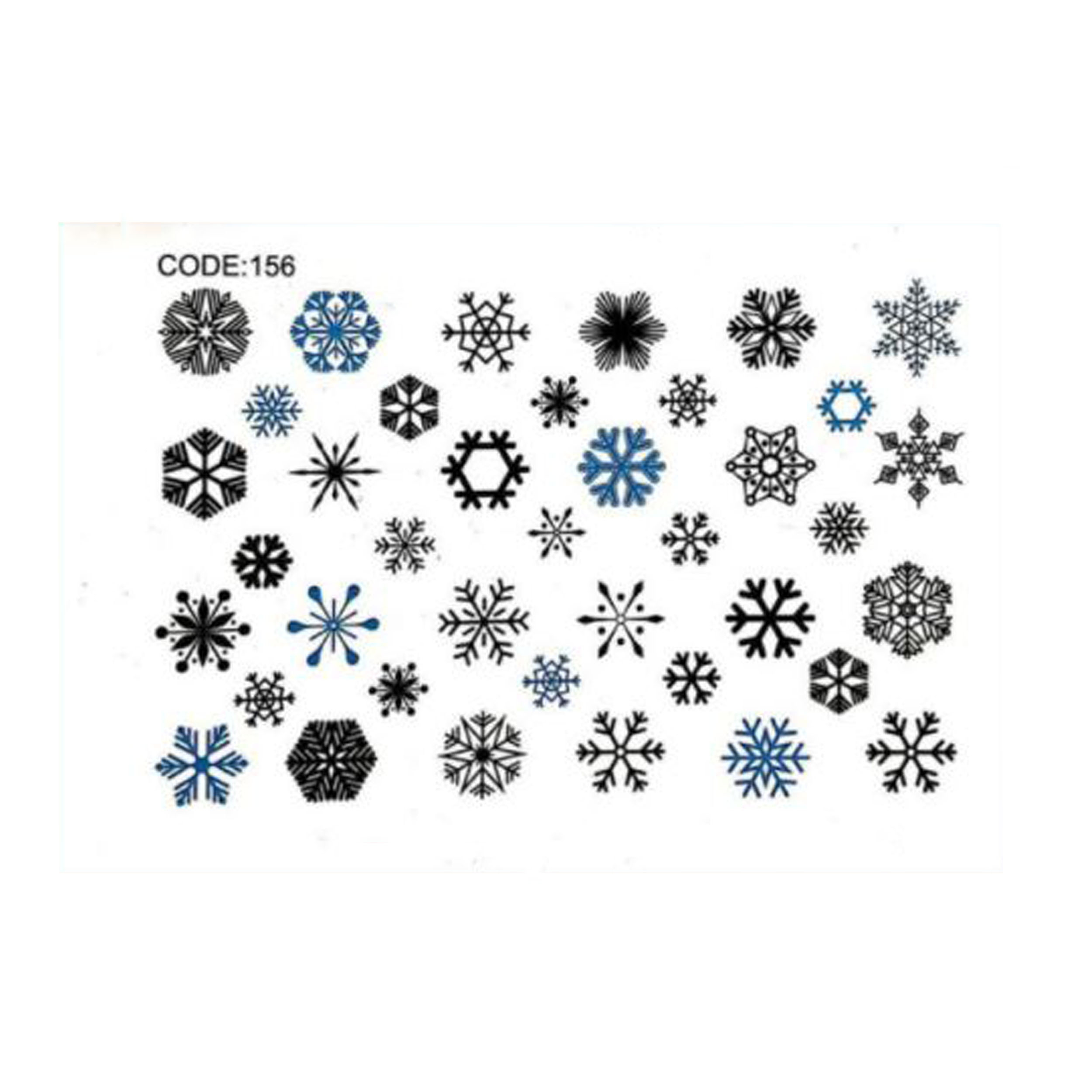 برچسب لنز ناخن کد C-156