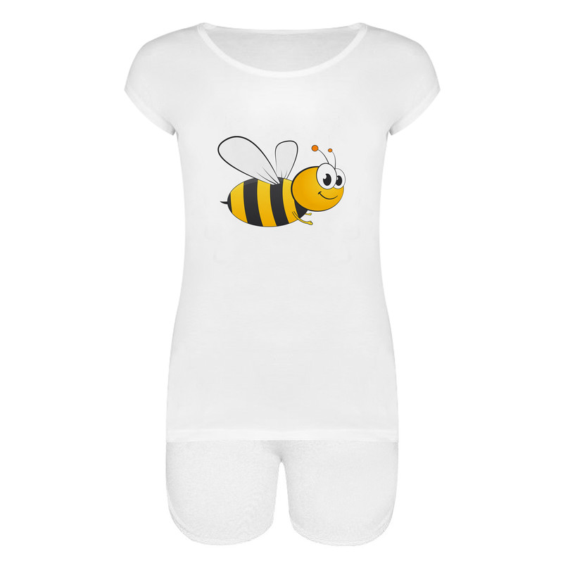 ست تی شرت و شلوارک زنانه مدل TSHSH01-39