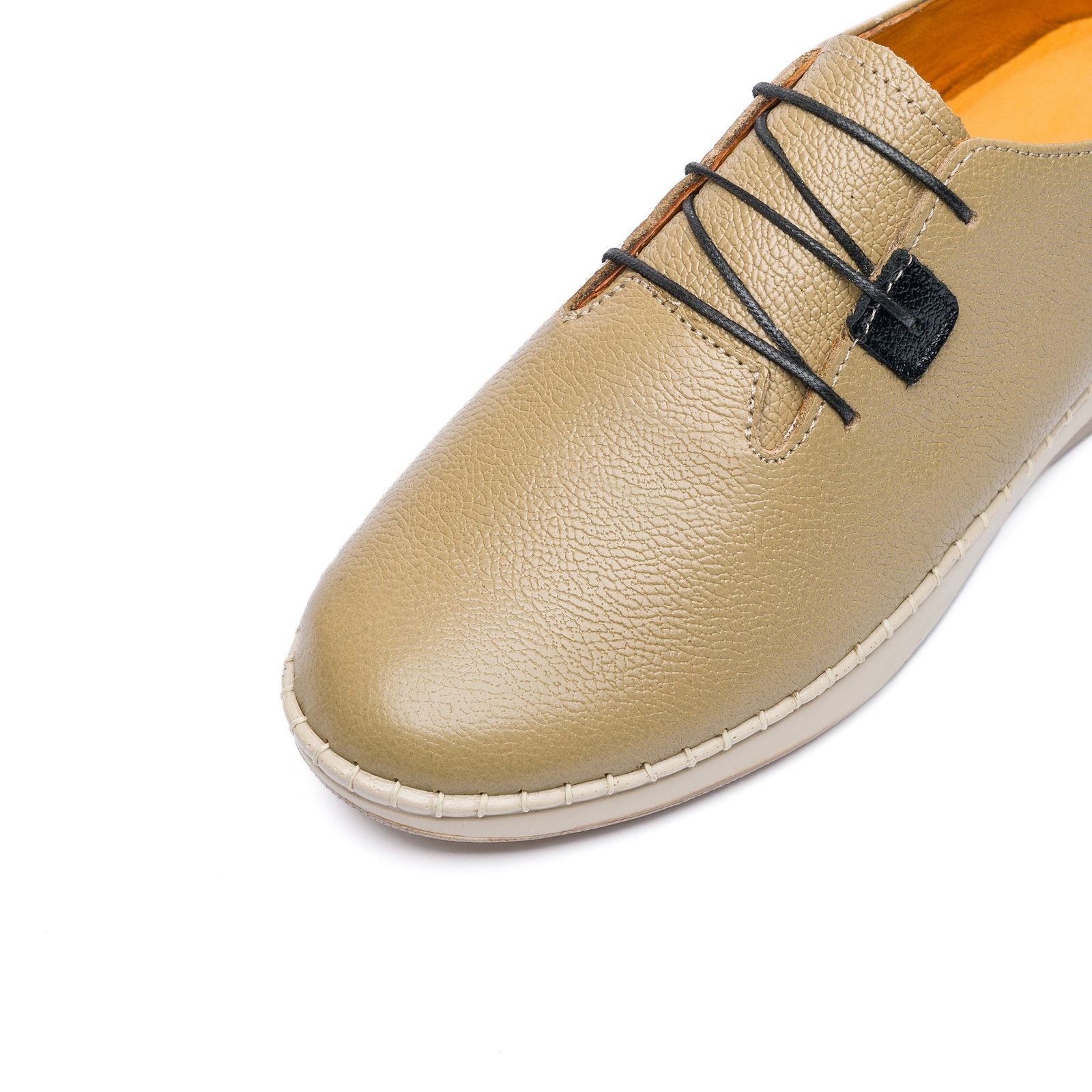 کفش طبی زنانه مدل آنیس بندی تمام چرم - - 35