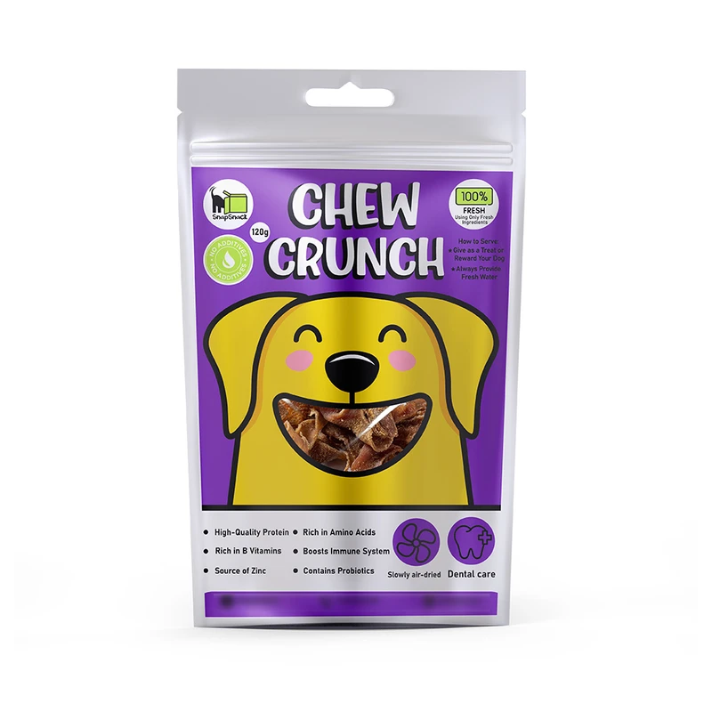 تشویقی سگ اسنپ اسنک مدل سیرابی گوساله وزن 120 گرم