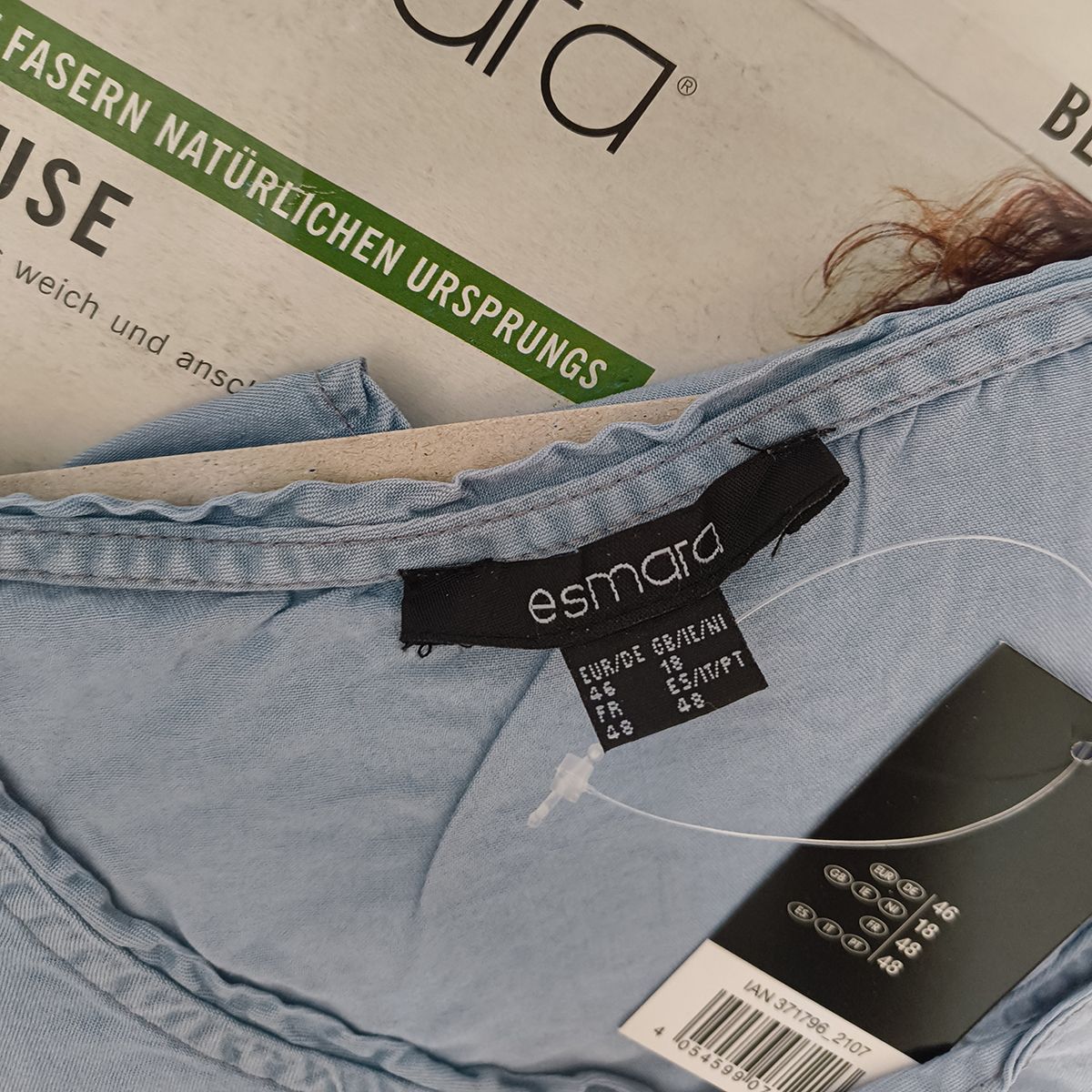 بلوز آستین کوتاه زنانه اسمارا مدل 18404319 -  - 5