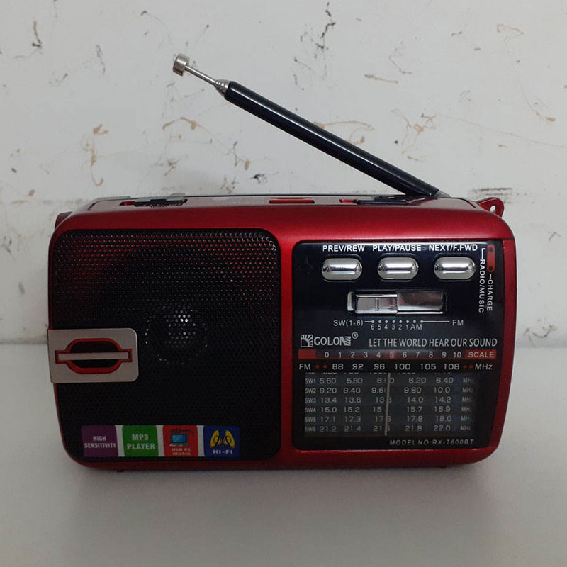 رادیو بلوتوثی گولون مدل 7600 رادیو بلوتوثی گولون مدل 7600