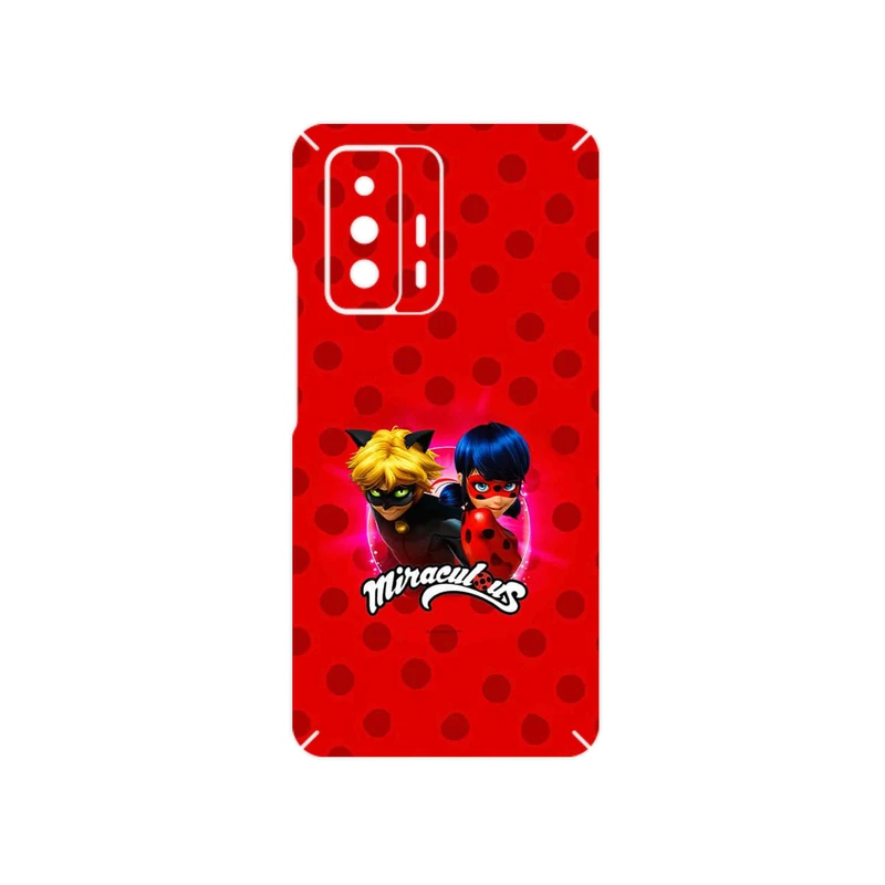 برچسب پوششی ماهوت مدل Ladybug and Cat Noir مناسب برای گوشی موبایل شیائومی 11T 5G
