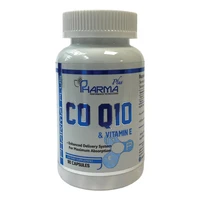 کپسول کو کیوتن و ویتامین ای فارما پلاس بسته 60 عددی