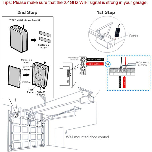 کنترلر درب گاراژ هوشمند اربکو مدل ‎B088H93NBL