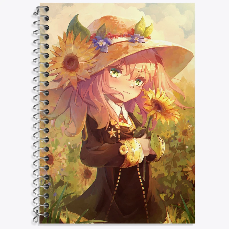 دفتر زبان 50 برگ خندالو مدل سه خط طرح آنیا انیمه اسپای ایکس کد N4279