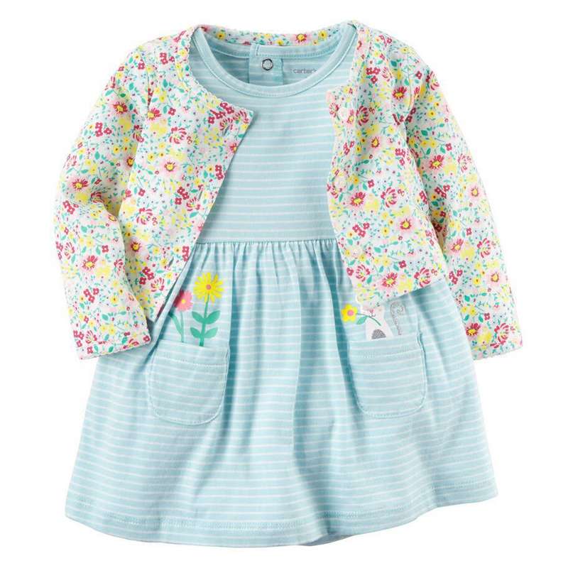 ست کت و سارافون نوزادی کارترز مدل 753