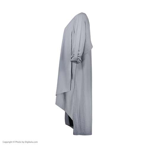مانتو زنانه کد G9927 رنگ طوسی