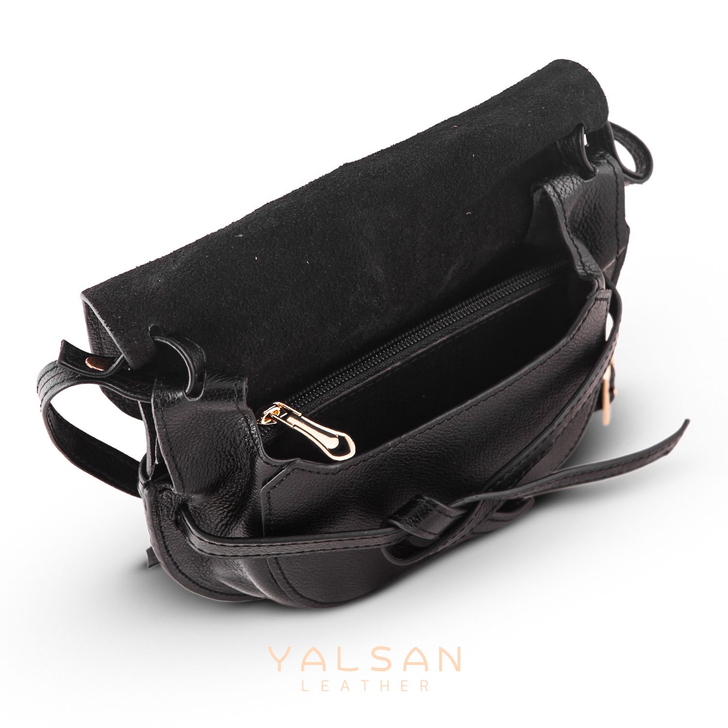 کیف رودوشی زنانه چرم یلسان مدل برکه کد 035-MC -  - 4