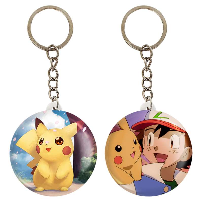 جاکلیدی خندالو مدل ساتوشی و پیکاچو انیمه پوکمون کد 1736717364 مجموعه 2 عددی