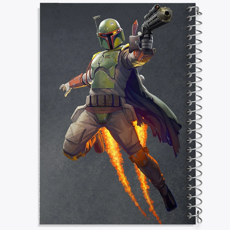 دفتر مشق 100 برگ خندالو طرح جنگ ستارگان (Star Wars) کد F1781