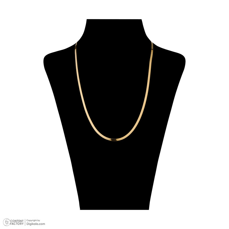 گردنبند طلا 18 عیار زنانه طلای مستجابی مدل 80107