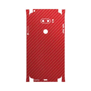 MAHOOT Red-Fiber-FullSkin Cover Sticker for LG V30