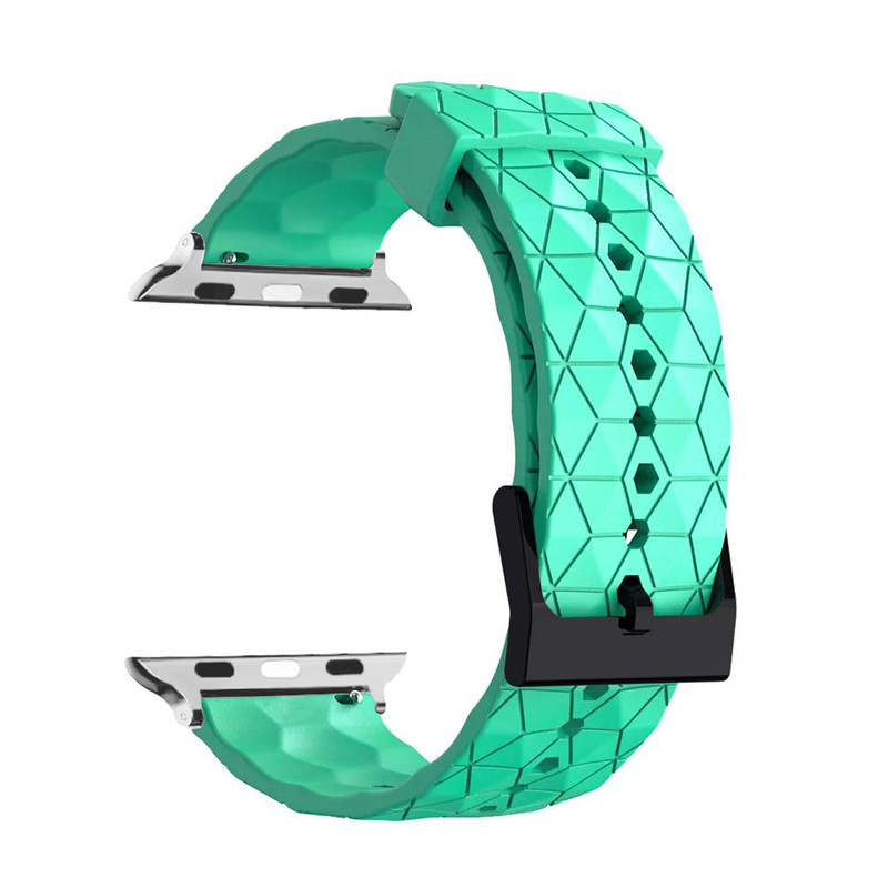 بند هاپلایت مدل Rhombus Silver HL مناسب برای اپل واچ سری Se/1/2/3/4/5/6/7/8/9 سایز 42/44/45 میلیمتری