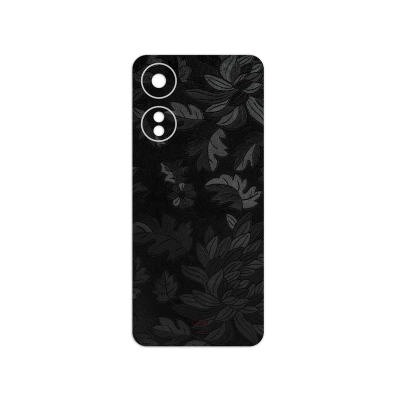 برچسب پوششی ماهوت مدل Black-Wildflower مناسب برای گوشی موبایل آنر X5 Plus