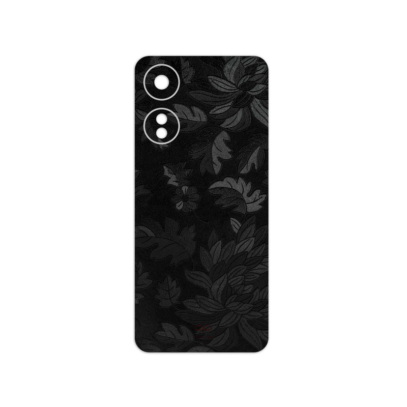 برچسب پوششی ماهوت مدل Black-Wildflower مناسب برای گوشی موبایل آنر X5 Plus