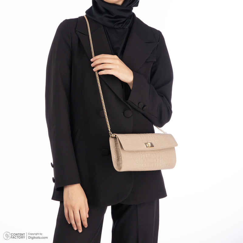 کیف رودوشی زنانه چرم مشهد مدل S5258-055