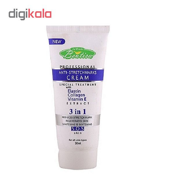 کرم ترک بدن بیوتیسا مدل Elastin & Collagen حجم 50 میلی لیتر کرم ترک بدن بیوتیسا مدل Elastin & Collagen حجم 50 میلی لیتر