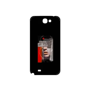 MAHOOT Collage of Mouth Cover Sticker for Samsung Galaxy Note 2