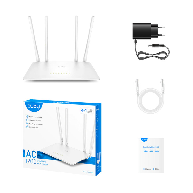 روتر بی سیم دو باند کودی مدل WR1200