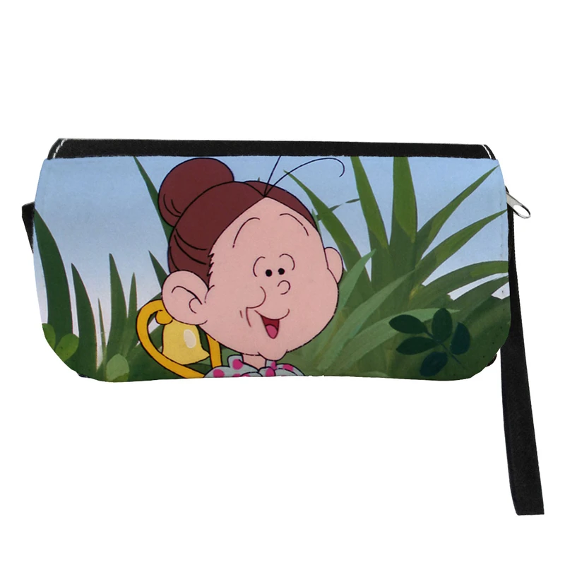 جامدادی مدل دوزیپ طرح خاله ریزه و قاشق سحرآمیز کد NI1314