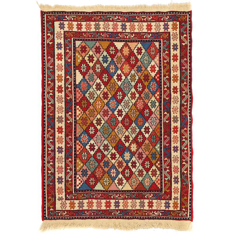    گلیم دستبافت یک متری مدل ورنی کد 141219