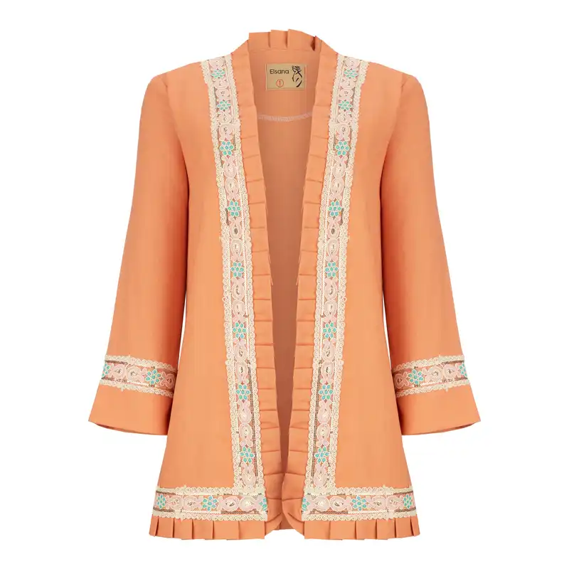 مانتو زنانه السانا مدل پیچک کد 182646