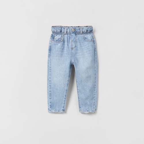 شلوار جین دخترانه مدل مام استایل