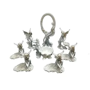 مجموعه ظروف هفت سین 8 پارچه  مدل فرشته