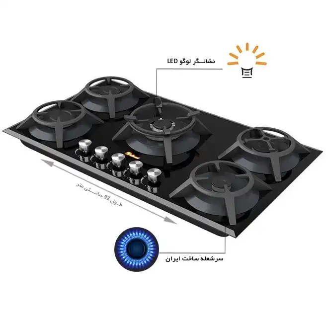 اجاق گاز صفحه ای داتیس مدل NEW DG-534