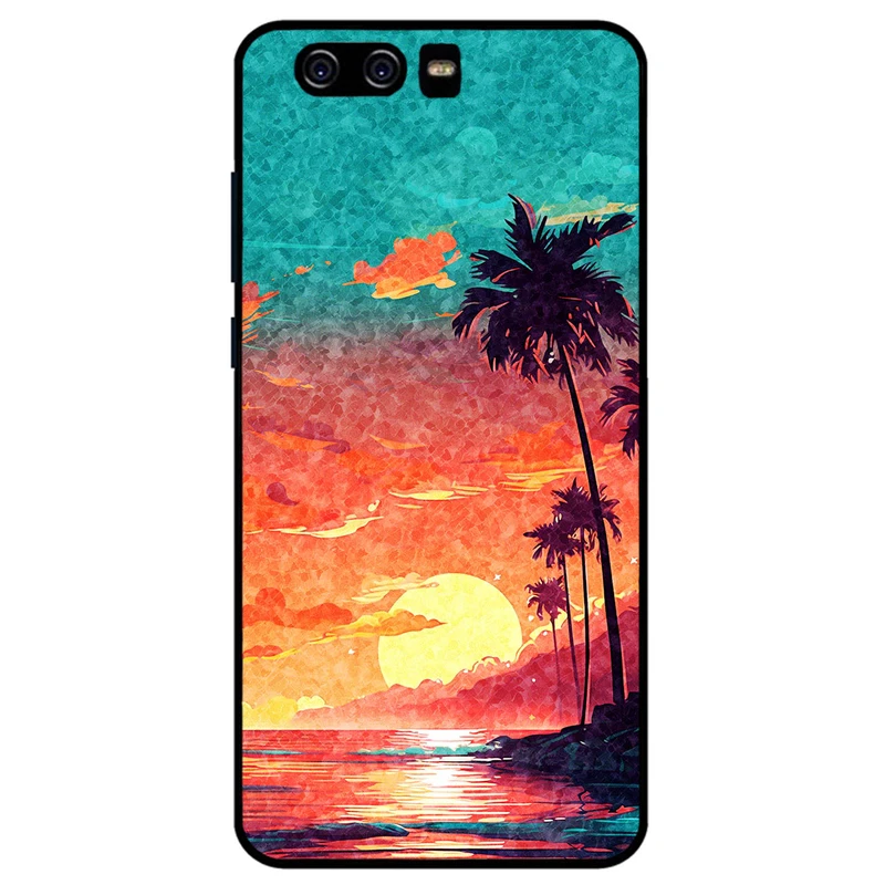 کاور مگافون طرح تابستان مدل 8000 مناسب برای گوشی موبایل هوآوی P10 