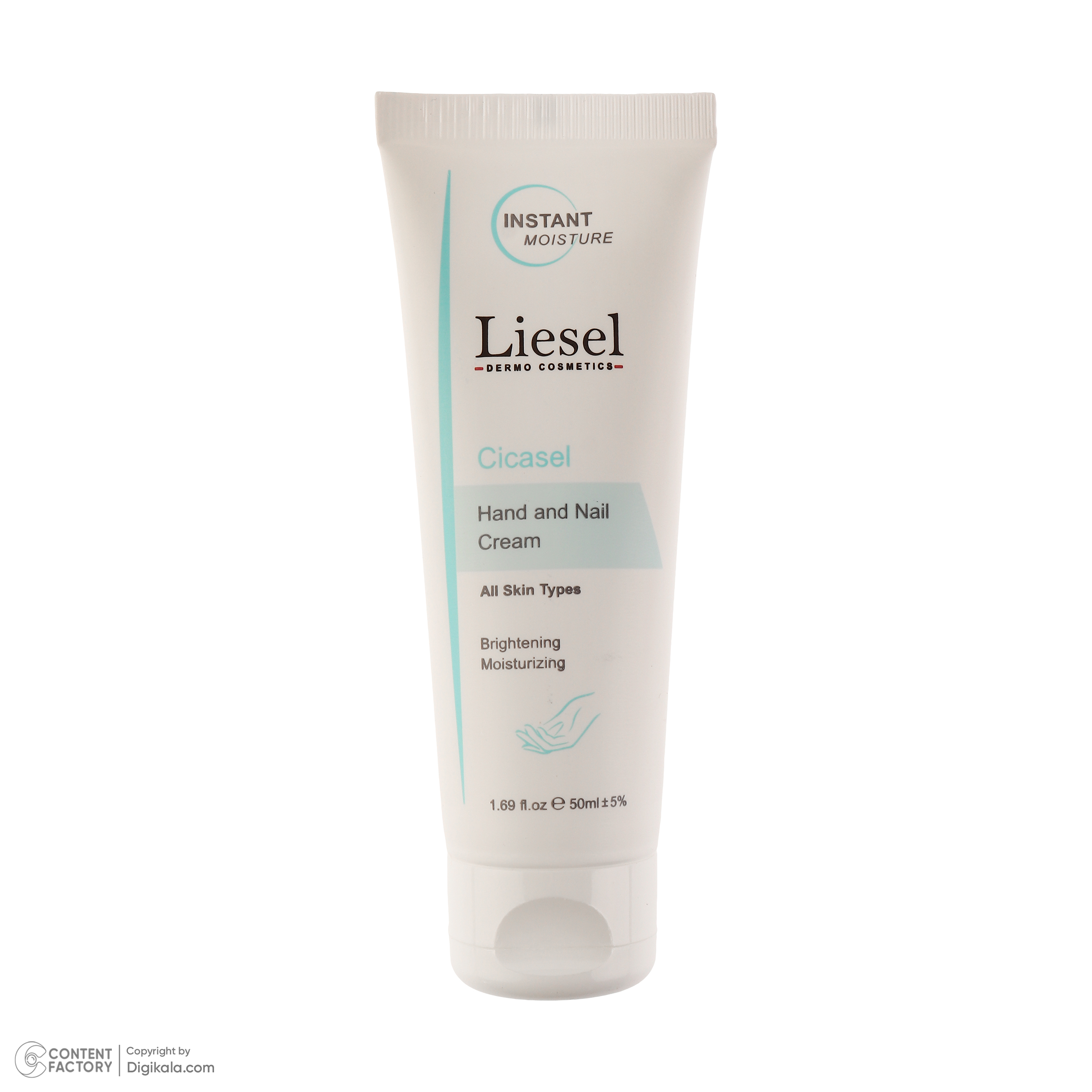 کرم مرطوب کننده دست و ناخن لایسل مدل سیکاسل مناسب انواع پوست حجم 50 میلی لیتر