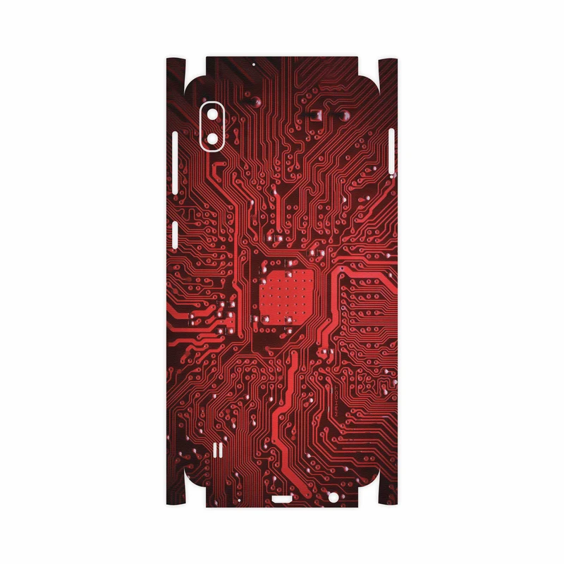 برچسب پوششی ماهوت مدل Red Printed Circuit Board-FullSkin مناسب برای گوشی موبایل سامسونگ Galaxy A10