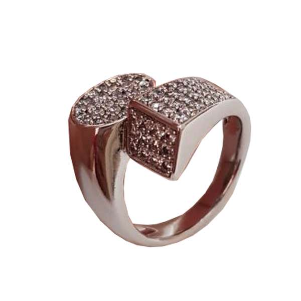 انگشتر زنانه ژوپینگ مدل نگین دار xp94