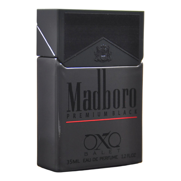 عطر جیبی اکس بالت مدل madboro premium black با رایحه گرم حجم 35 میلیلیتر