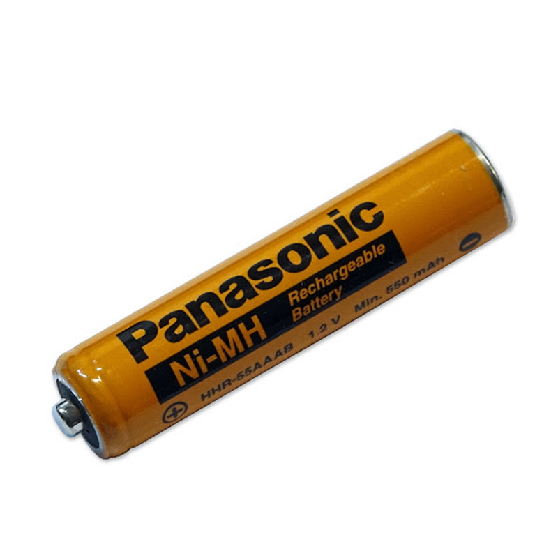 باتری قابل شارژ تلفن بی سیم پاناسونیک مدل Ni-MH/HHR-55AAAB-MasND بسته دو عددی