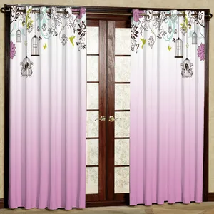   پرده مدل طرح دار مخمل پانچی کد 1739 سایز 140x280 سانتی متر