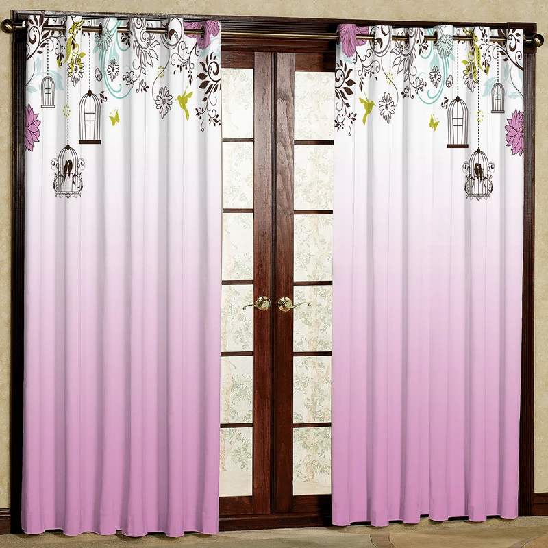   پرده مدل طرح دار مخمل پانچی کد 1739 سایز 140x280 سانتی متر