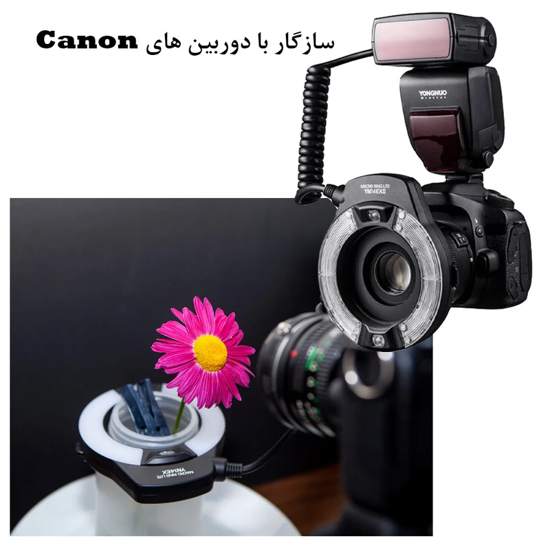 فلاش دوربین یونگنو مدل YN-14EX II عکس شماره 3