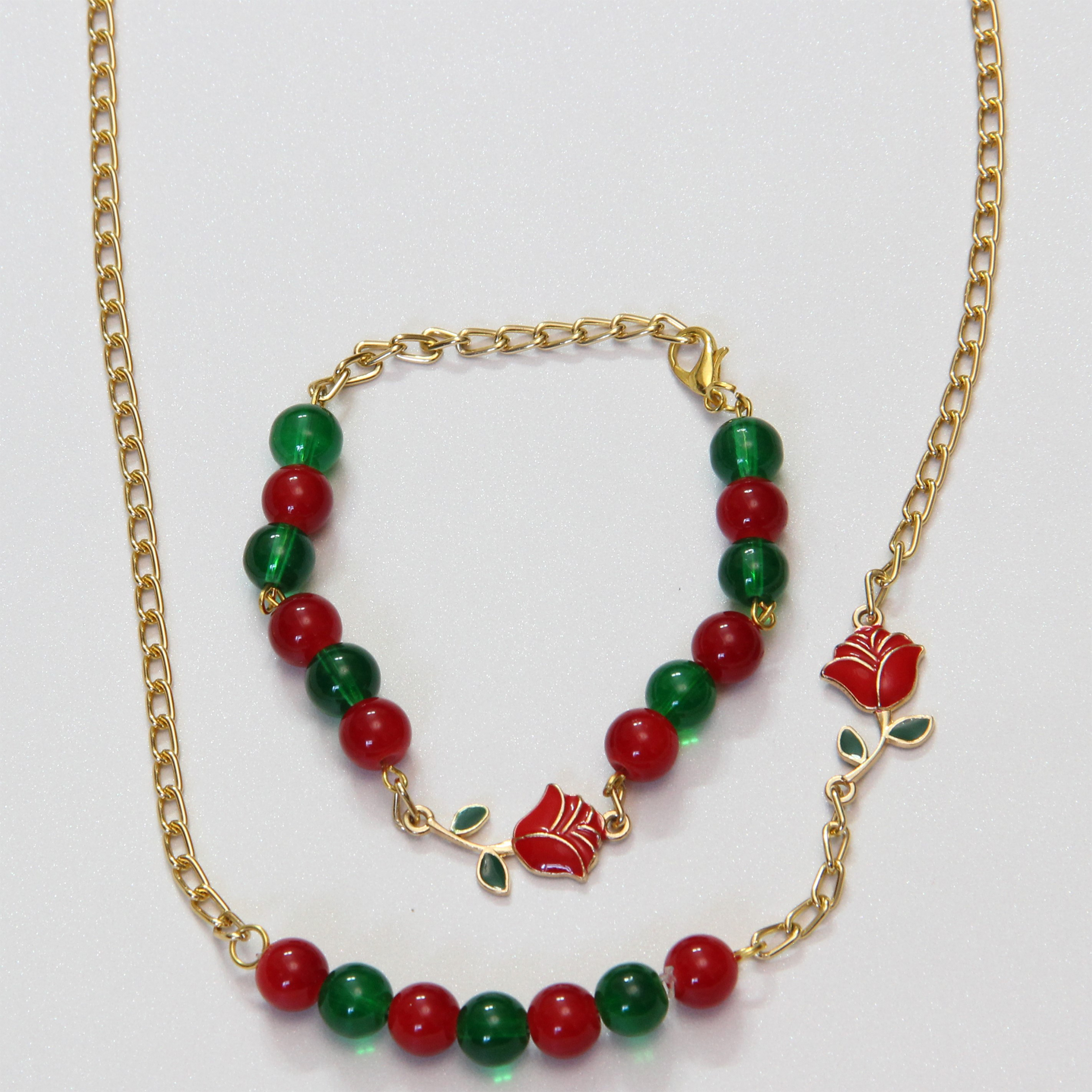 نیم ست زنانه مدل گل رز کد HN1607