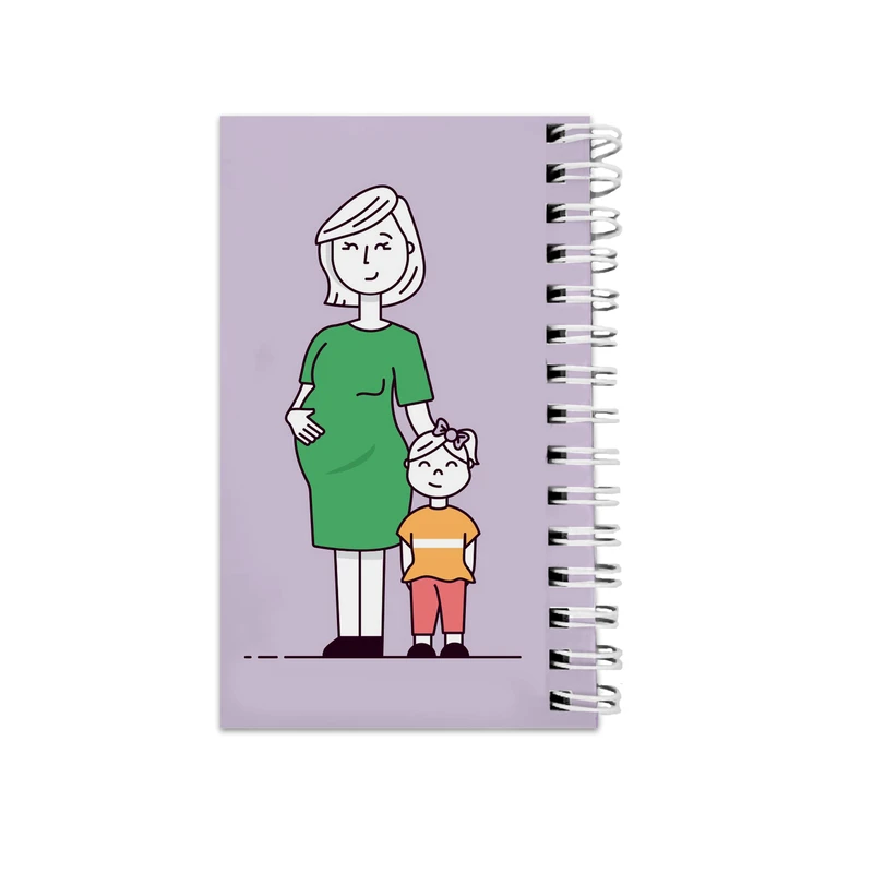 دفترچه یادداشت مدل to do list طرح کودک و مادر کد bambi34264