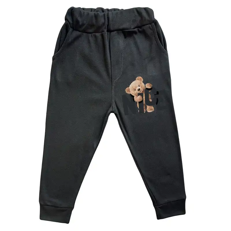 ست تی شرت و شلوار بچگانه نیل کوک مدل Cute Little Teddy Nice