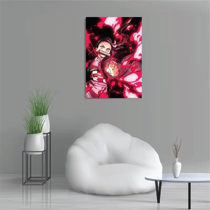 پوستر طرح انیمه شیطان کش نزوکو مدل M0558