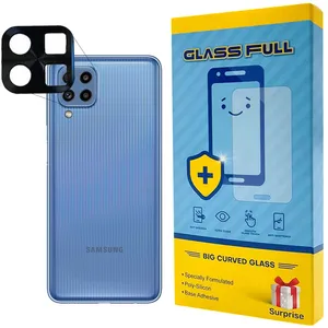  محافظ لنز دوربین گلس فول مدل STF مناسب برای گوشی موبایل سامسونگ Galaxy M32 4G