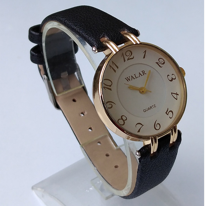 ساعت مچی عقربه ای دخترانه والار مدل بندچرمی کلاسیک ساعت مچی عقربه ای دخترانه والار مدل بندچرمی کلاسیک